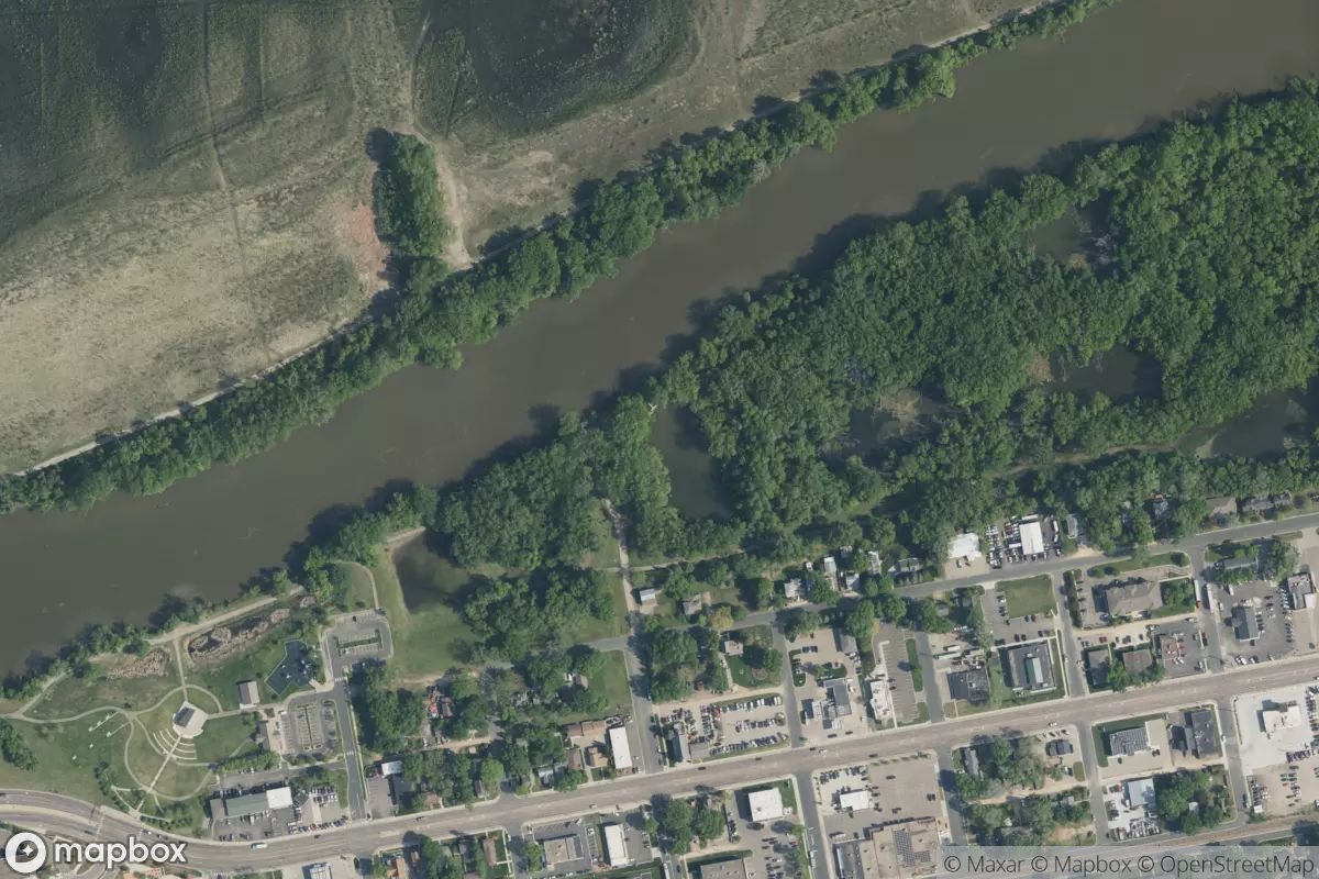 Satellite view of Marina at 44.8021, -93.5181