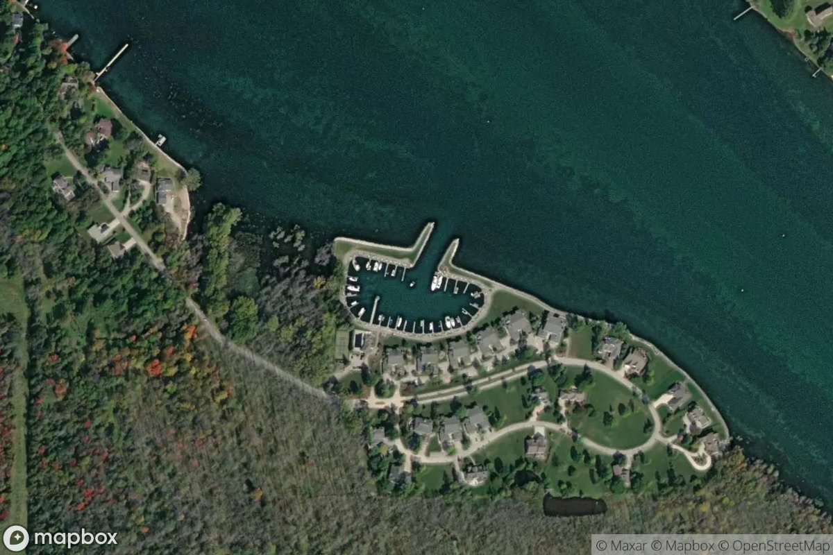 Satellite view of Marina at 44.8121, -87.3458
