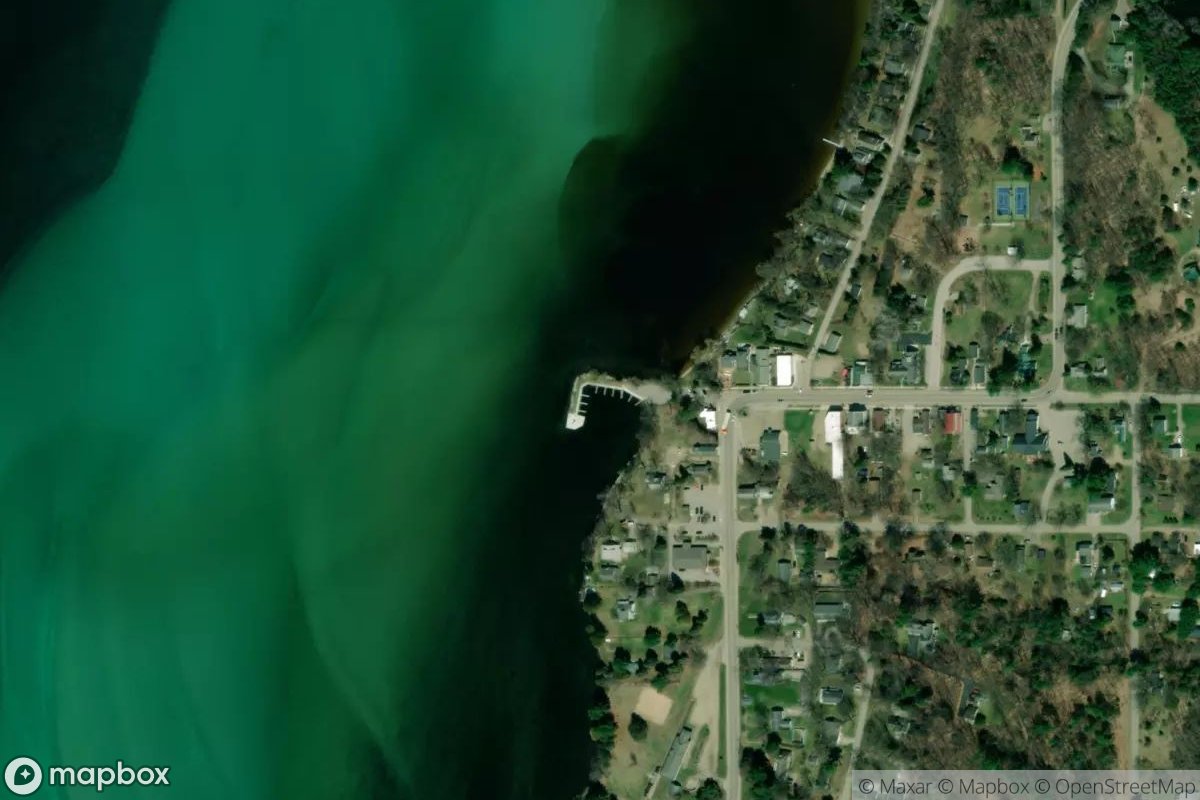 Satellite view of Marina at 44.8813, -85.2780