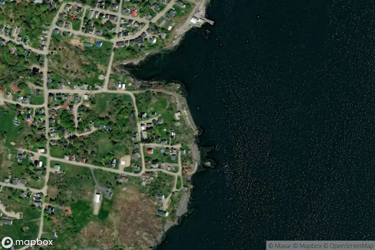 Satellite view of Marina at 44.8997, -66.9853