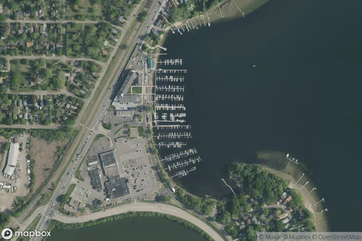 Satellite view of Marina at 45.0757, -93.0152