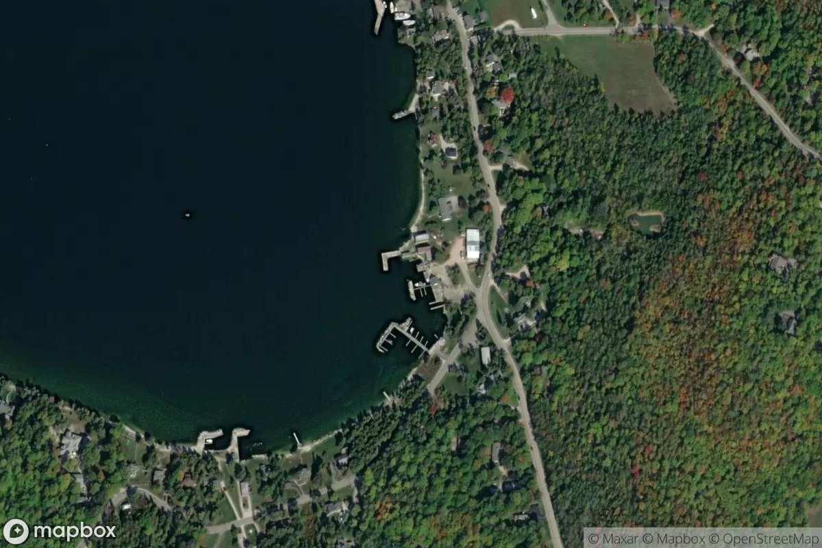 Satellite view of Marina at 45.2879, -87.0230