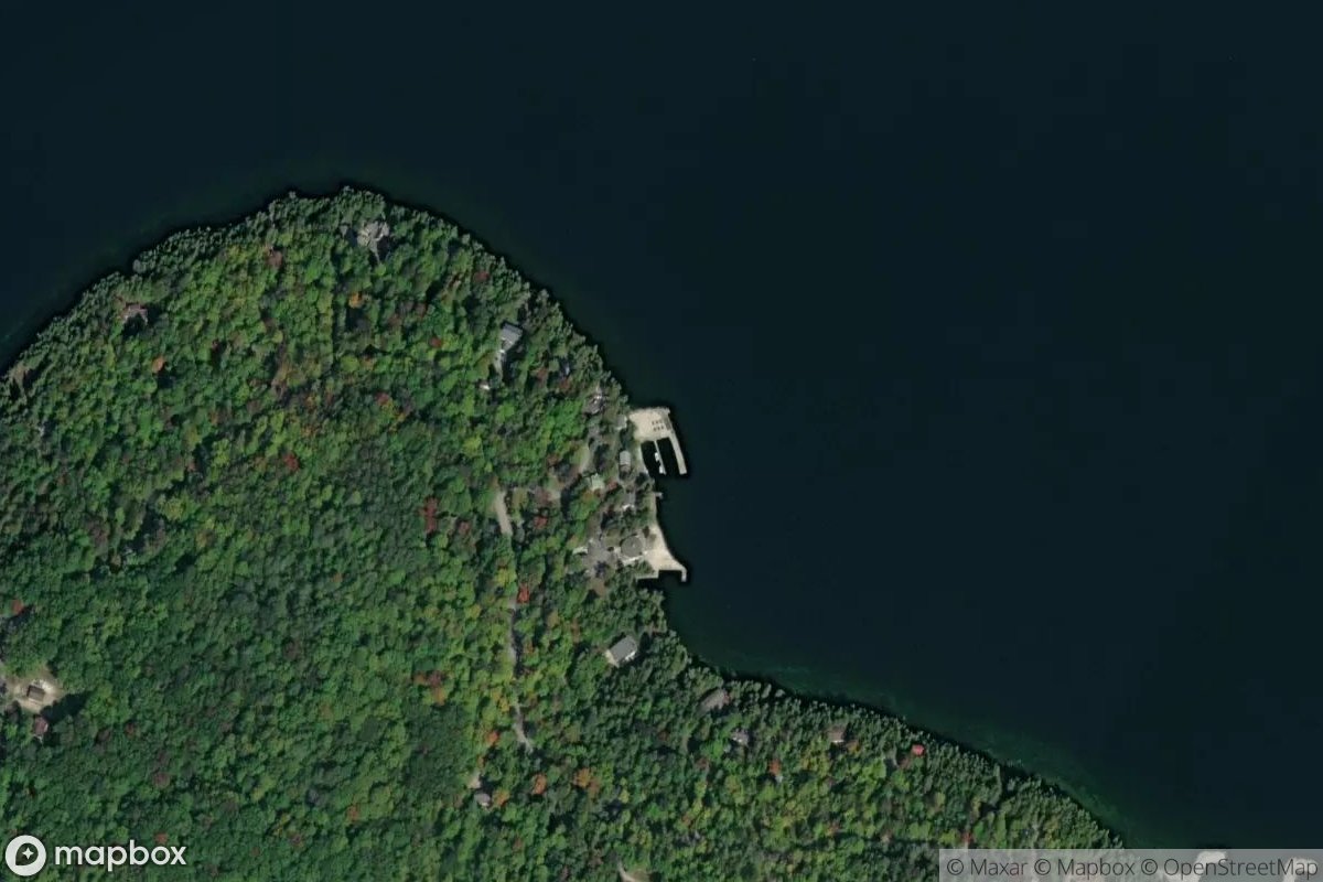 Satellite view of Marina at 45.2976, -87.0135