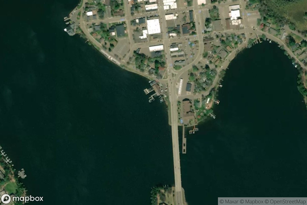 Satellite view of Marina at 45.8680, -89.7103