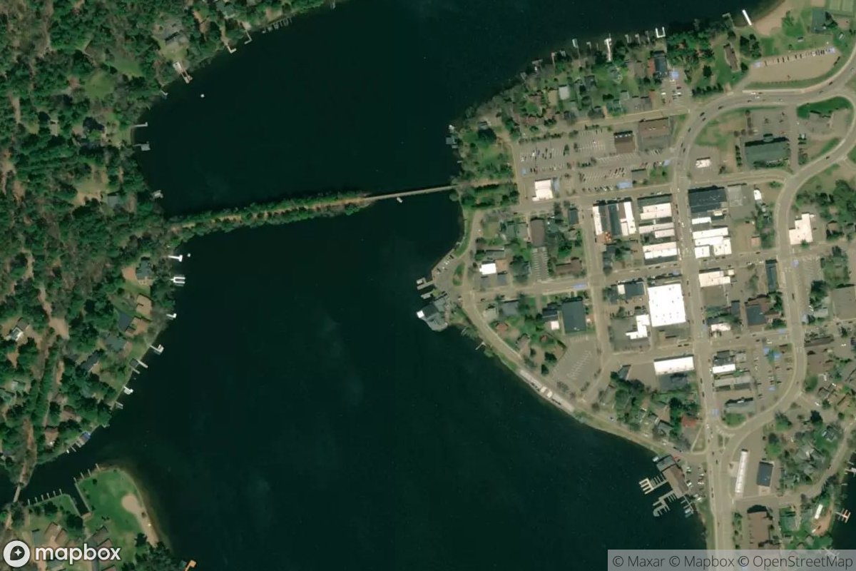 Satellite view of Marina at 45.8704, -89.7139