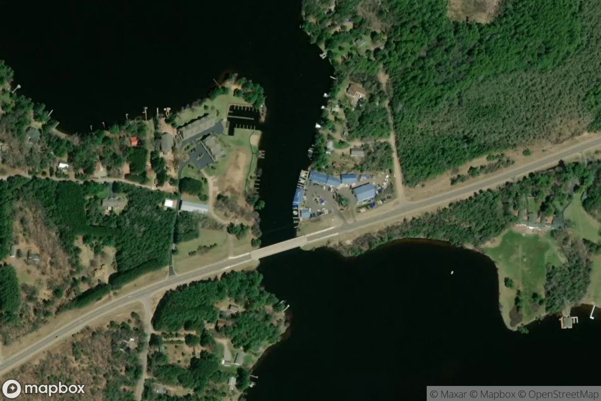 Satellite view of Marina at 45.9207, -89.1791