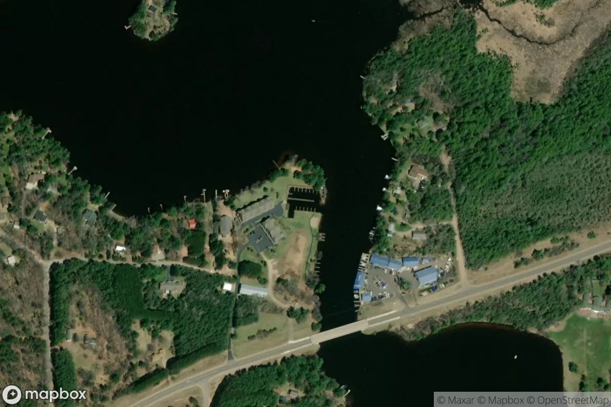 Satellite view of Marina at 45.9218, -89.1803