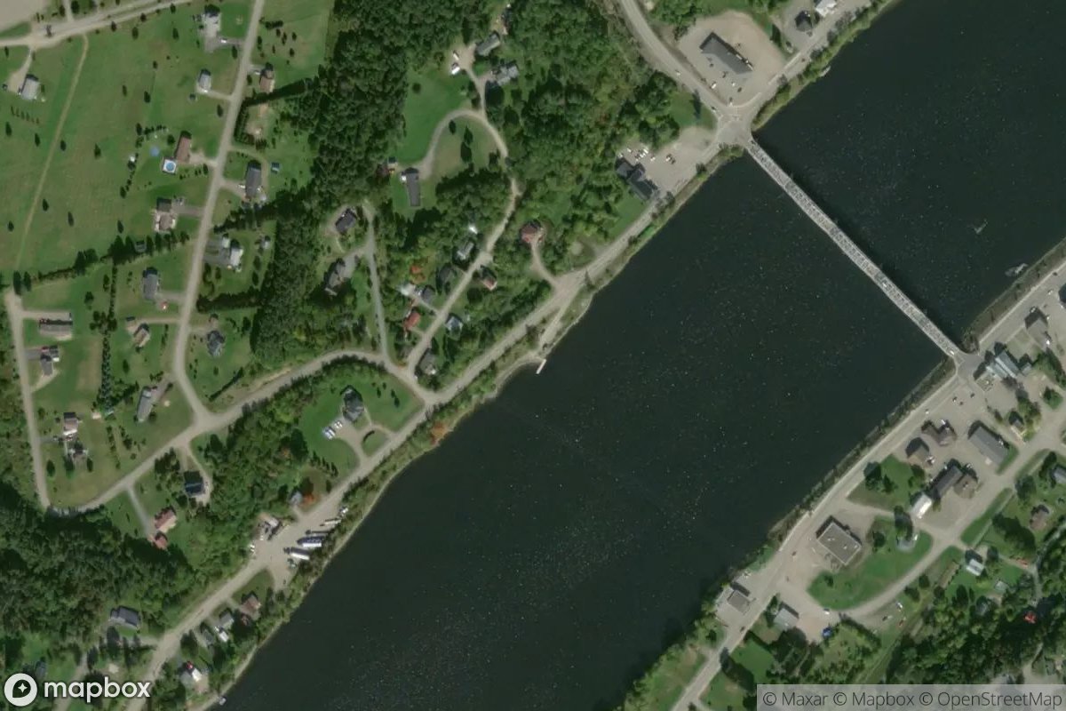 Satellite view of Marina at 46.7366, -67.7082