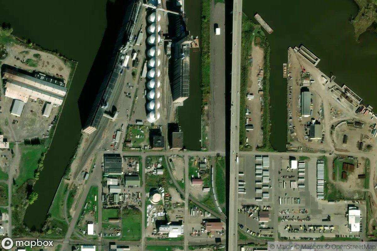 Satellite view of Marina at 46.7384, -92.0993