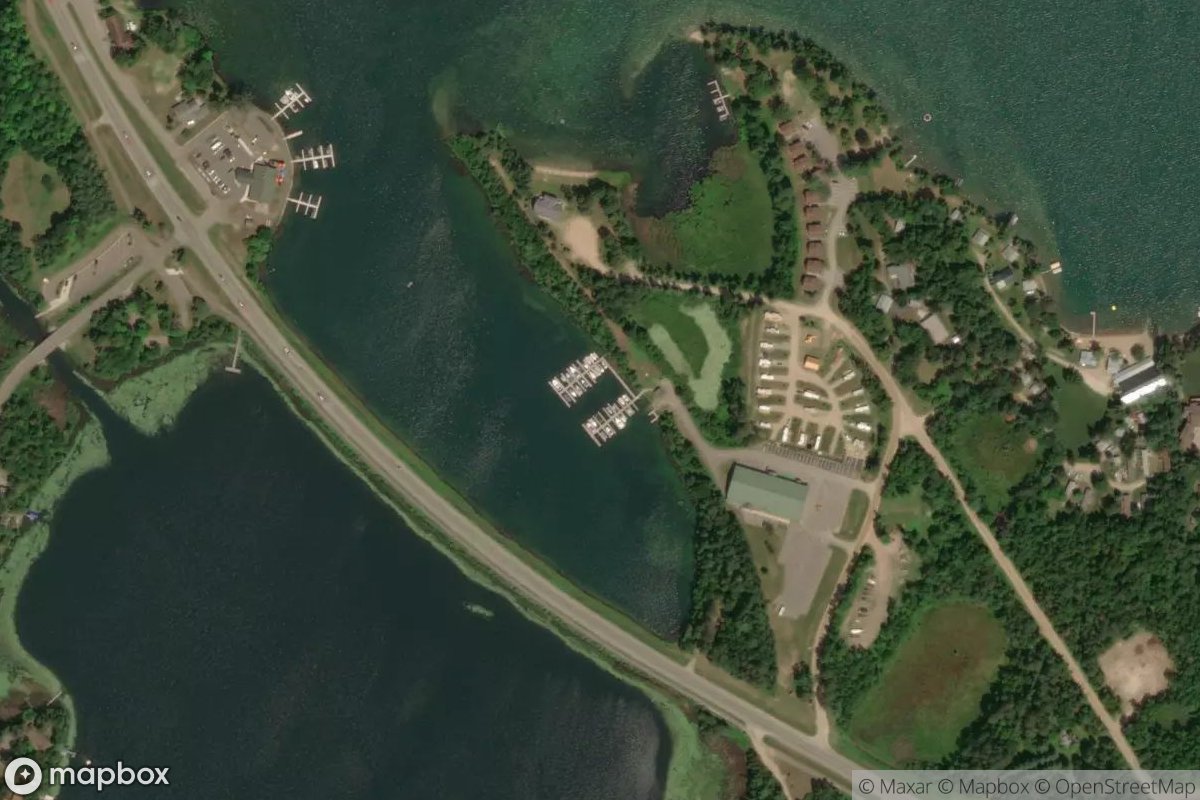 Satellite view of Marina at 47.0632, -94.5582