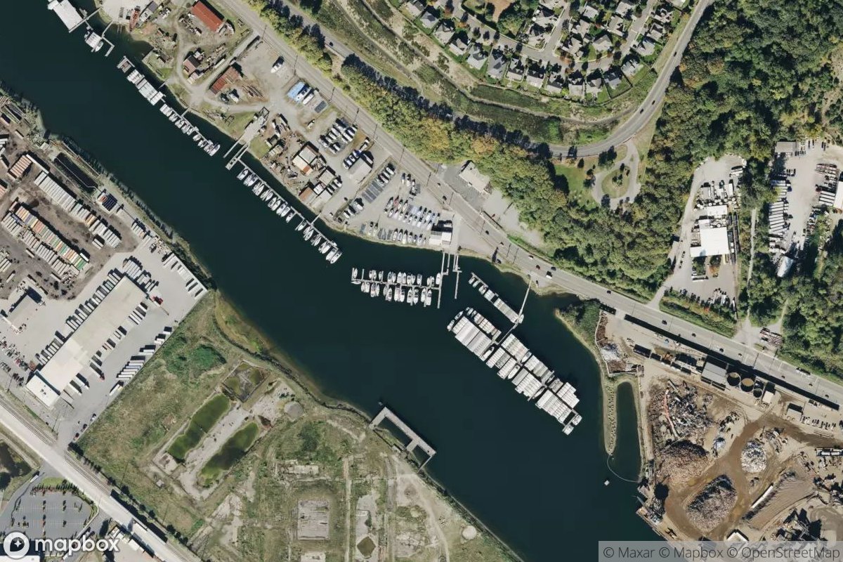 Satellite view of Marina at 47.2705, -122.3742
