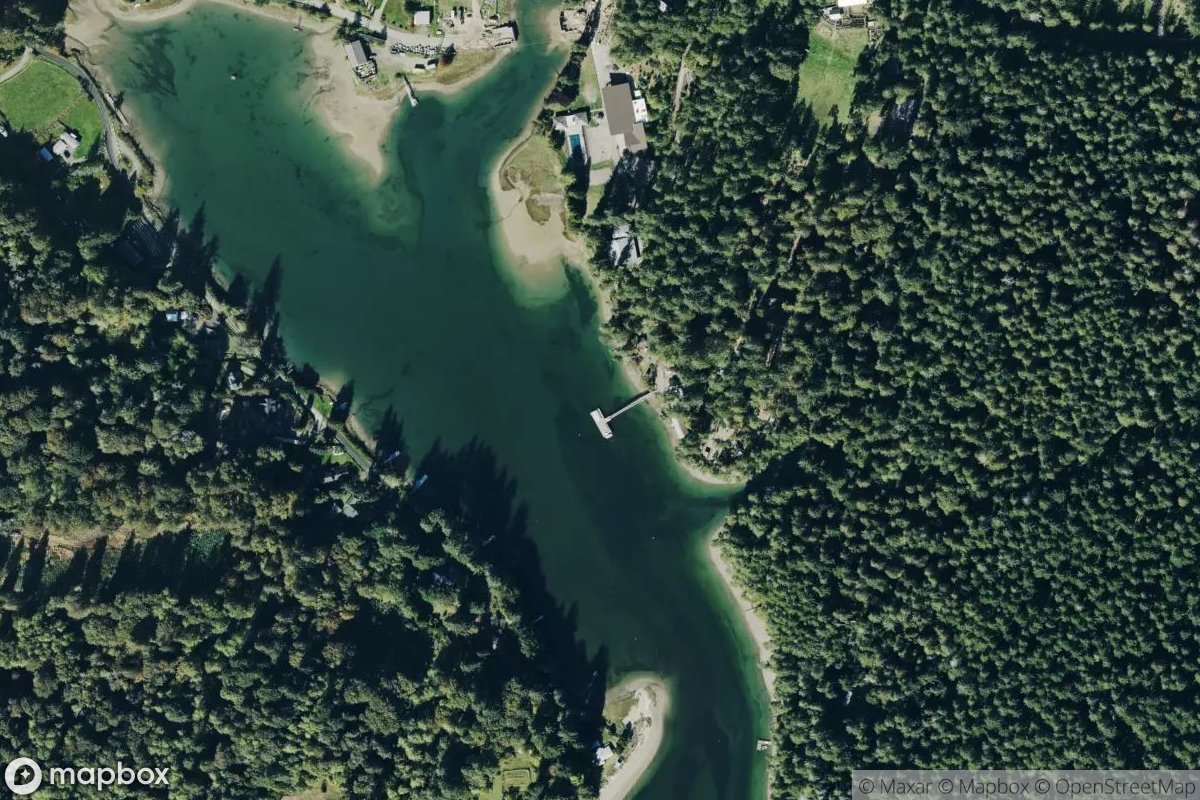 Satellite view of Marina at 47.3428, -122.7305