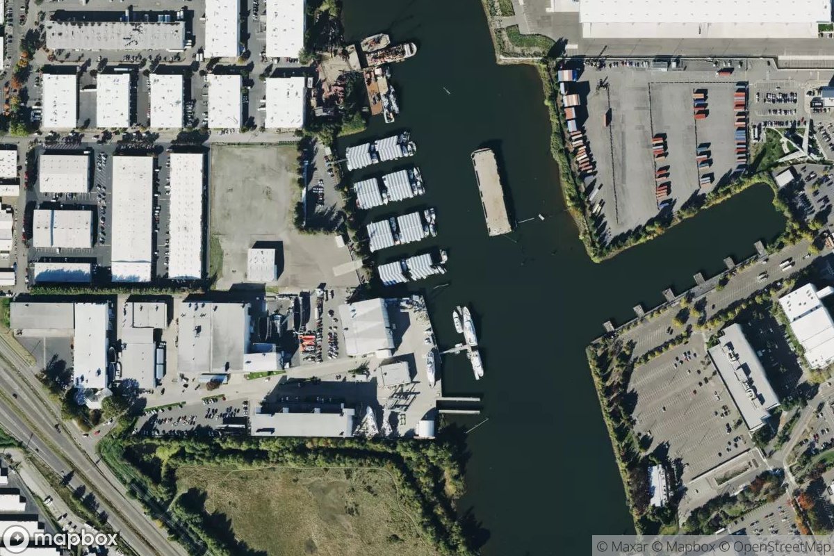 Satellite view of Marina at 47.5188, -122.3076