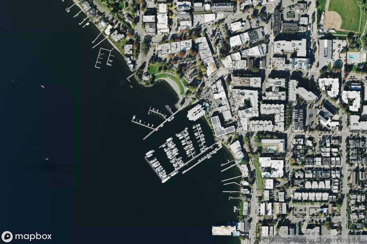 Satellite view of Marina at 47.6744, -122.2079