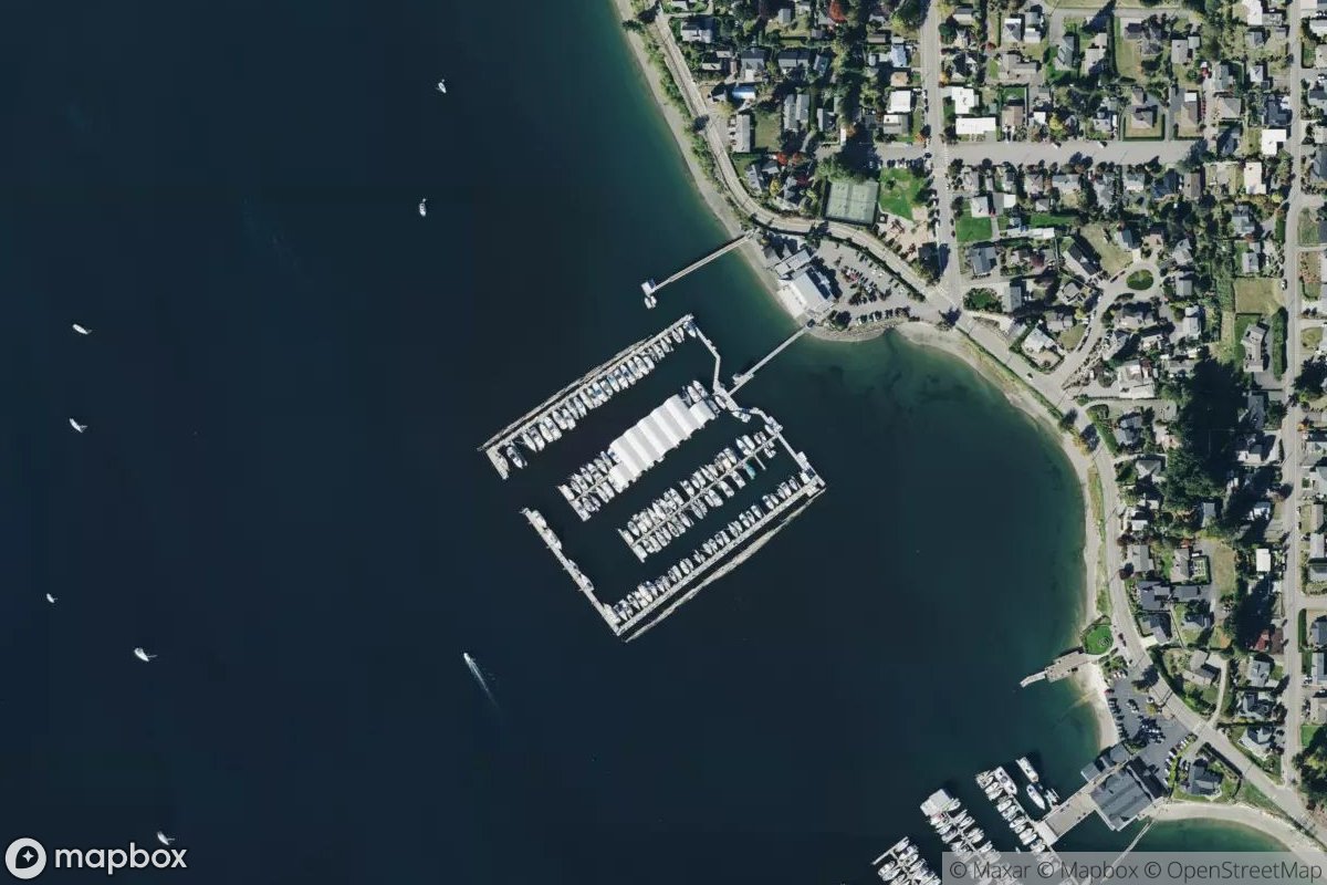 Satellite view of Marina at 47.7266, -122.6440