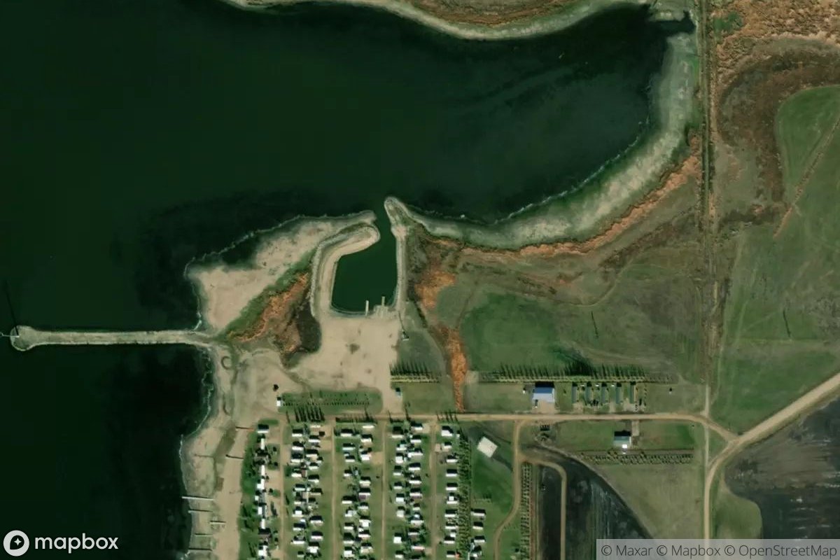 Satellite view of Marina at 48.0467, -98.7505