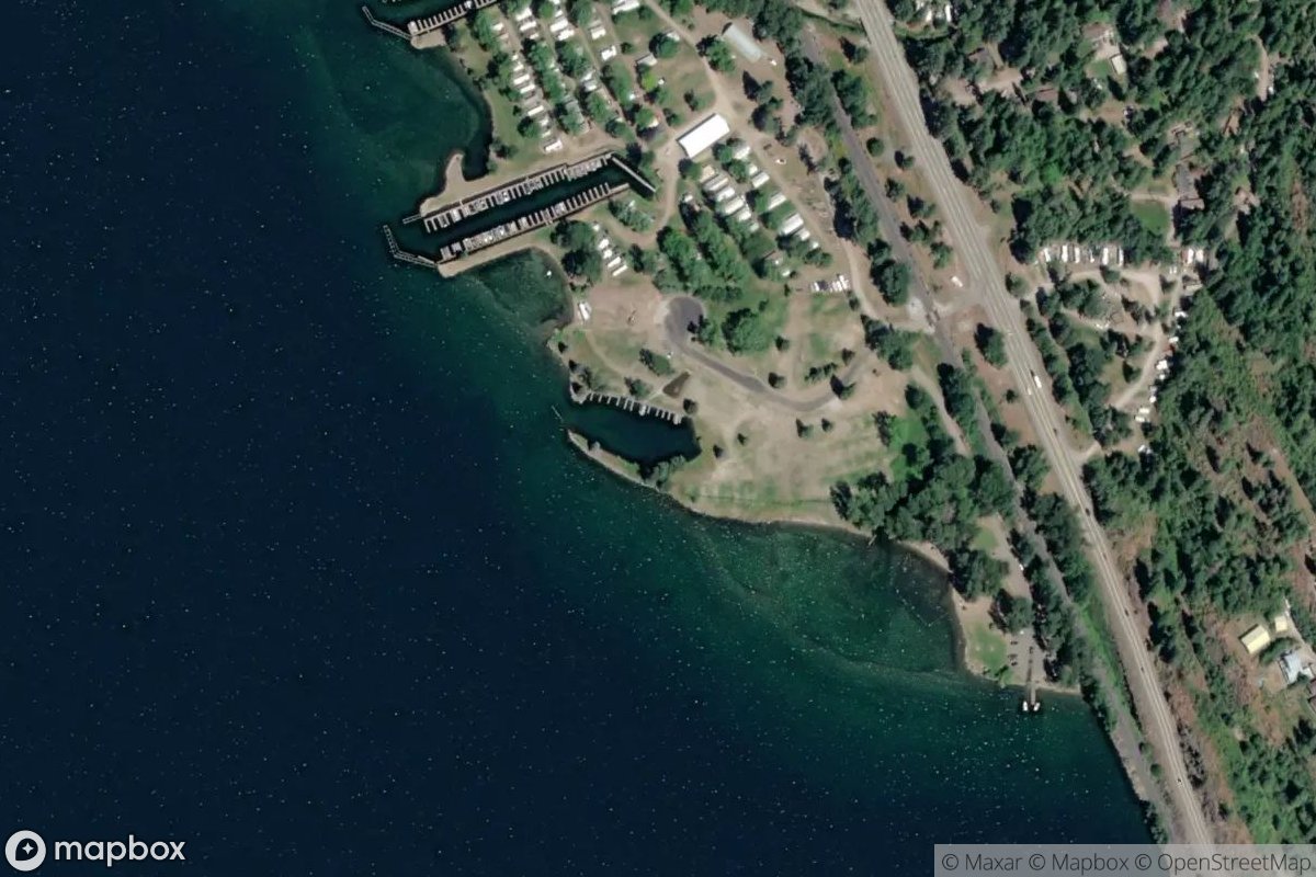 Satellite view of Marina at 48.2784, -116.3507