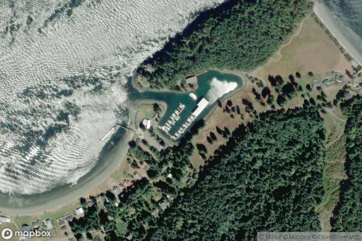 Satellite view of Marina at 48.5853, -122.8147