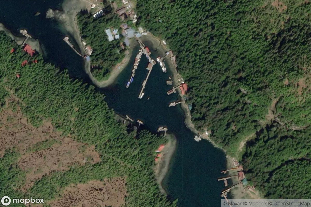 Satellite view of Marina at 58.1924, -136.3442