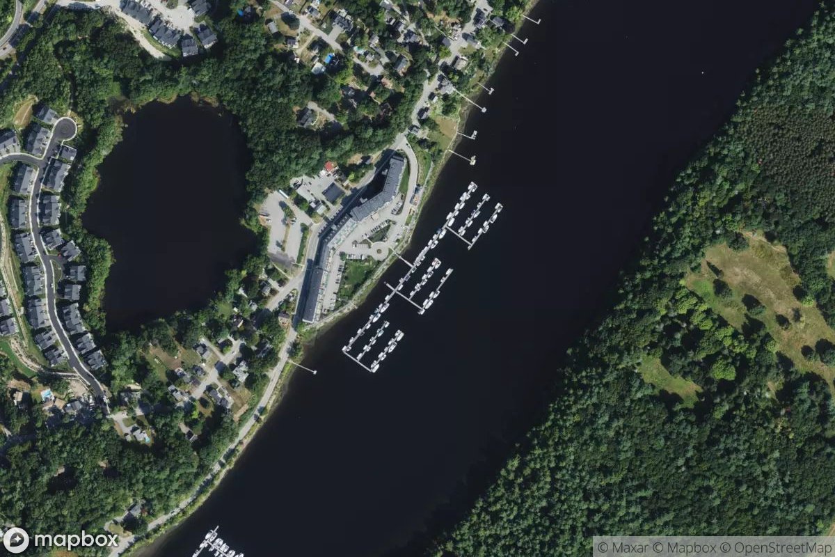 Satellite view of Marina at Hatter's Point