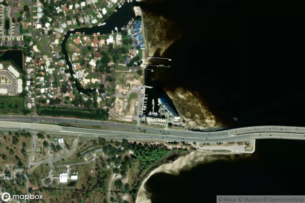 Satellite view of Marina Landing Marina