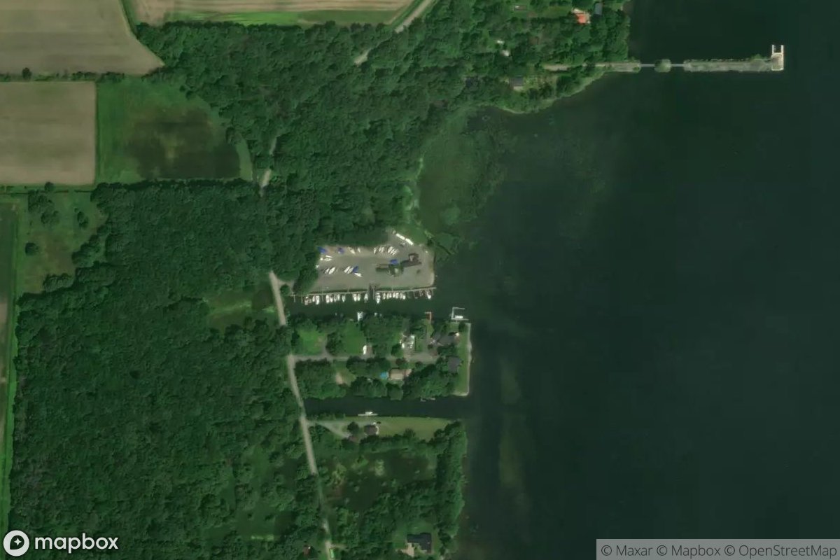 Satellite view of Marina Le Sieur de Champlain
