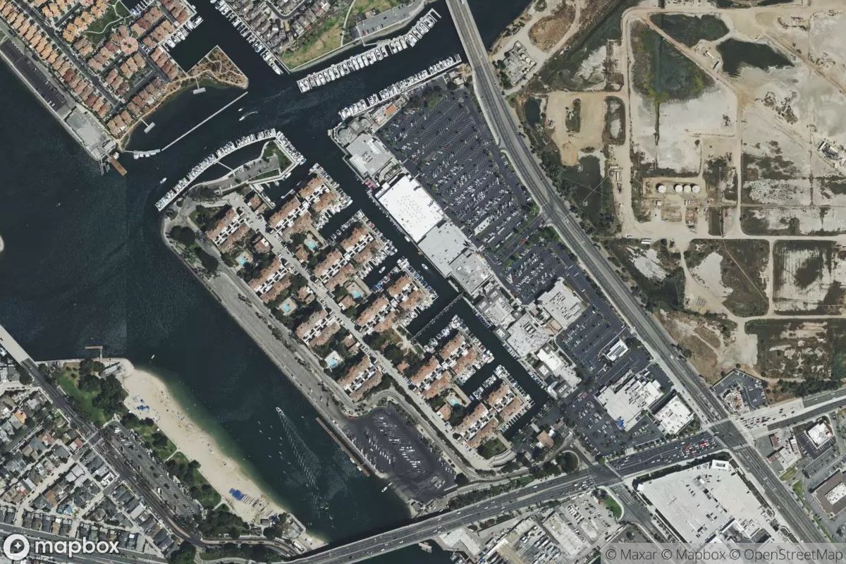 Satellite view of Marina Pacifica