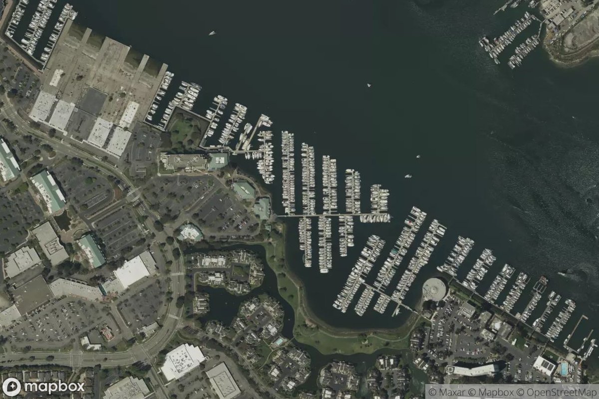 Satellite view of Marina Village Yacht Harbor - East Basin