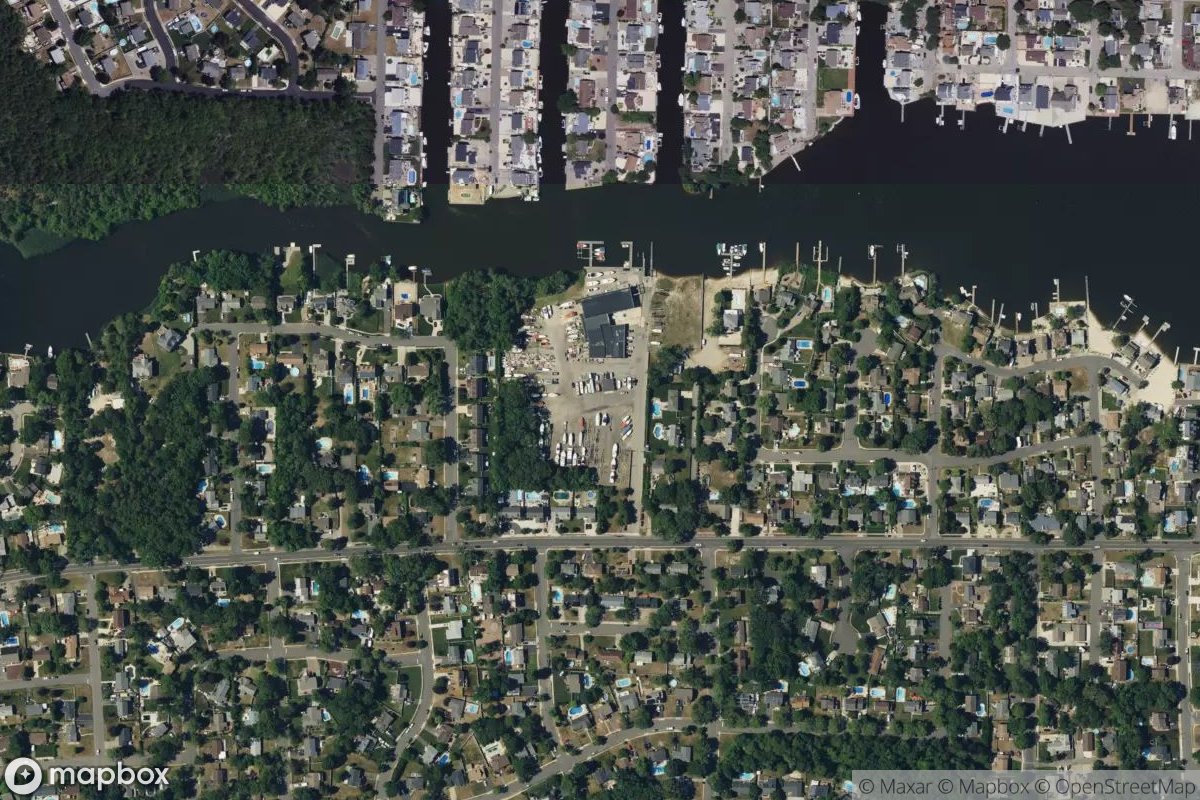 Satellite view of Marine Unlimited
