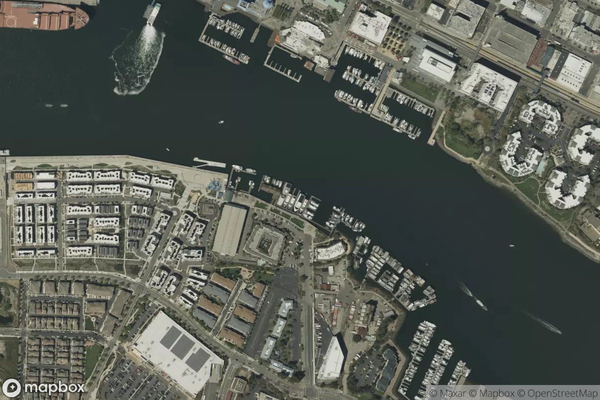 Satellite view of Mariner Square Marina