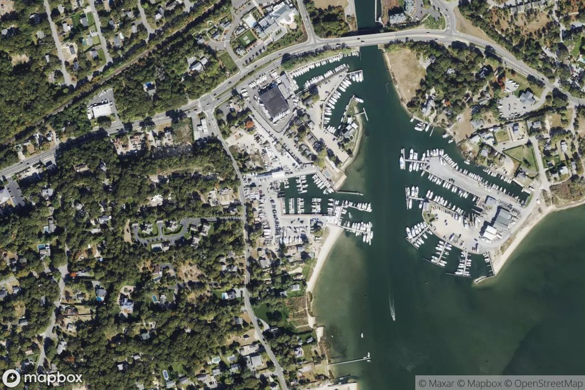 Satellite view of Mariner's Cove Marina
