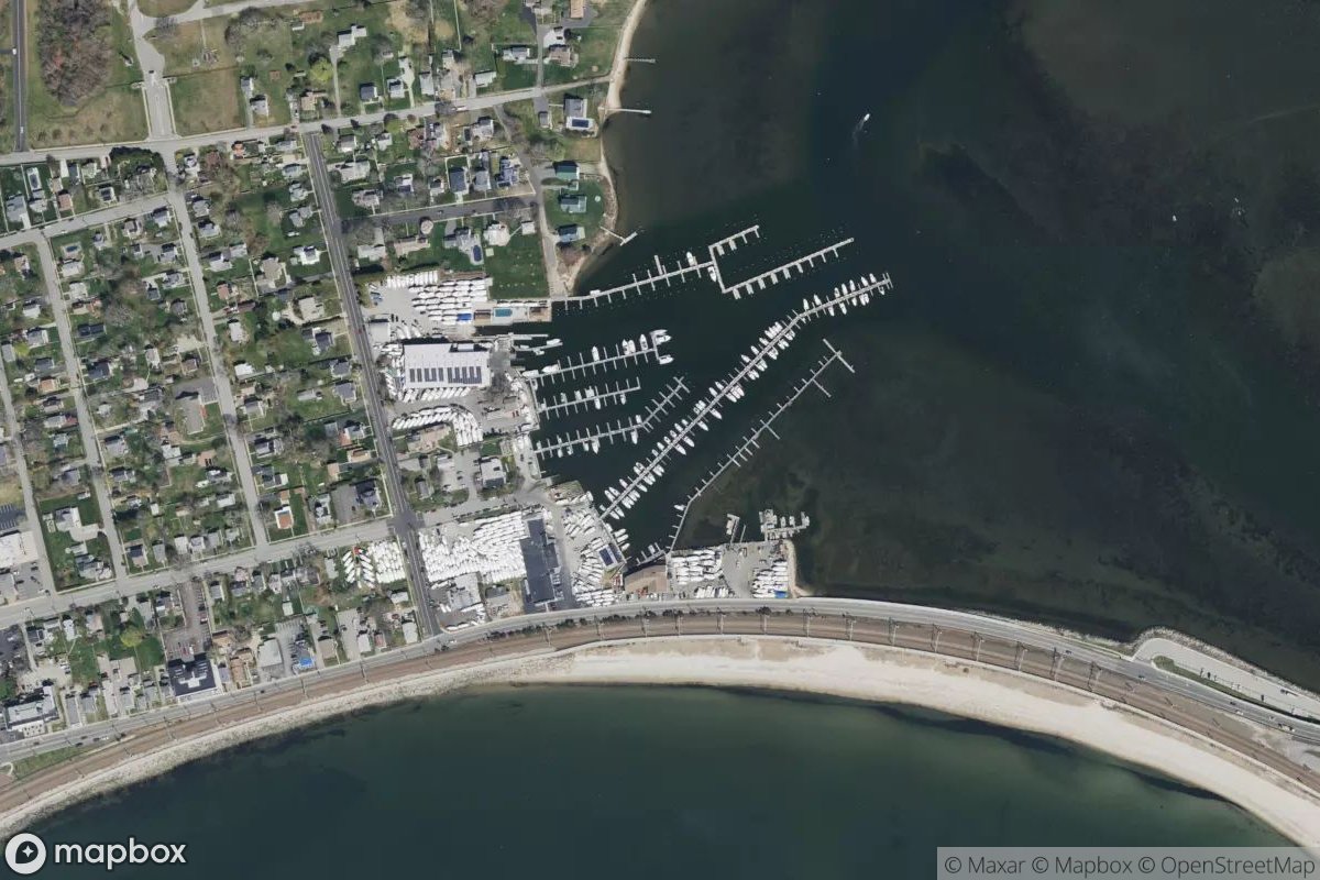 Satellite view of Marker 7 Marina