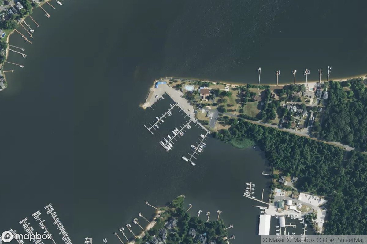 Satellite view of Maryland Yacht Club