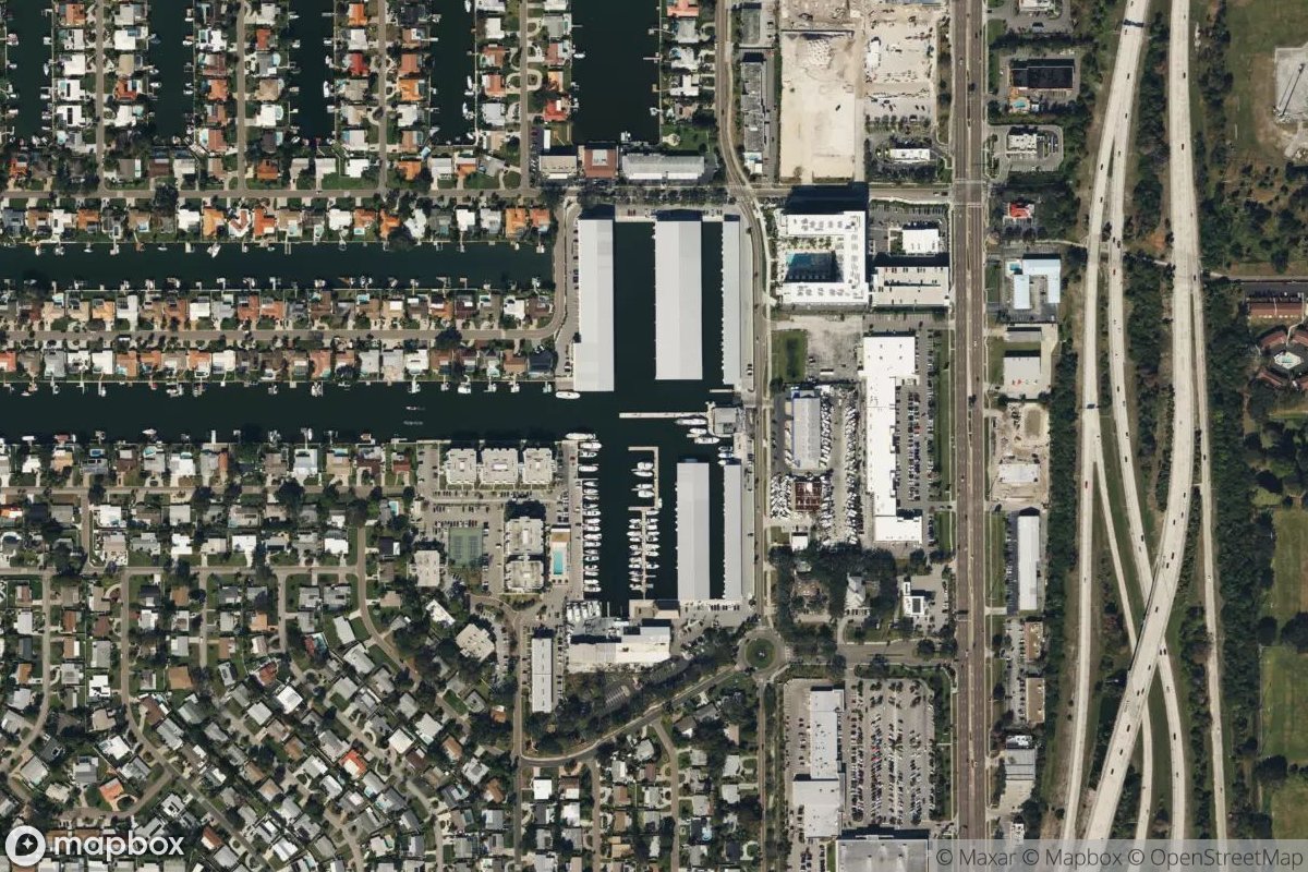 Satellite view of Maximo Marina - Saint Petersburg/Tampa
