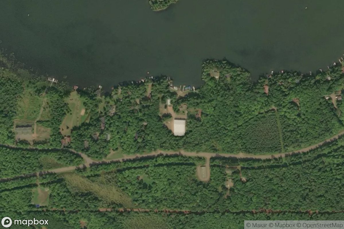 Satellite view of McCormack's Cisco Chain Marina