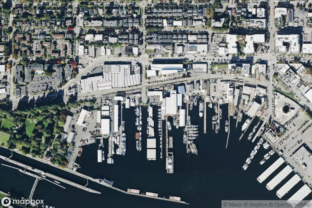 Satellite view of McGinnis Marina