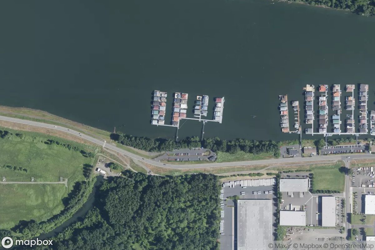 Satellite view of McGuire Point Marina