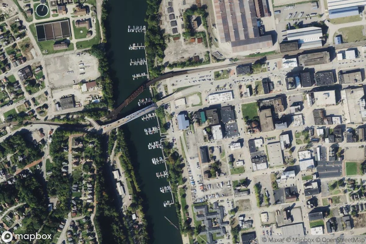 Satellite view of McKees Point Marina