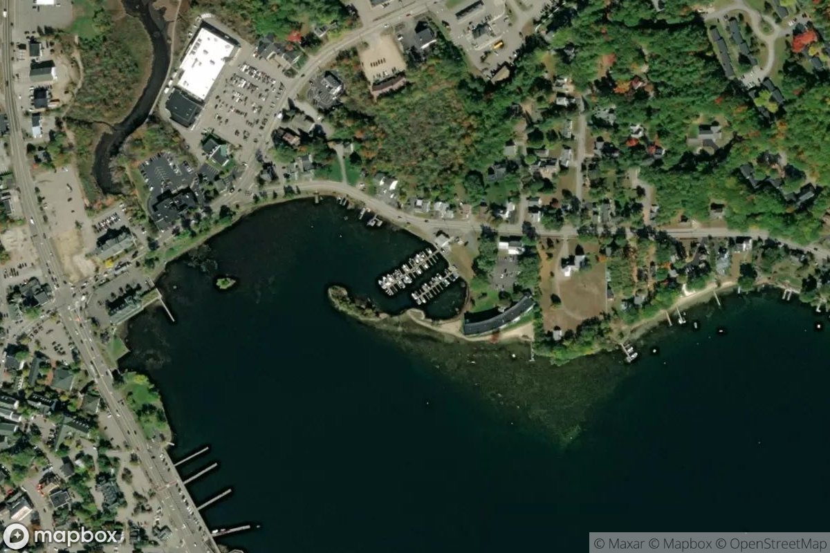 Satellite view of Meredith Yacht Club