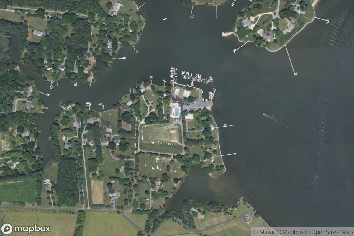 Satellite view of Miles River Yacht Club
