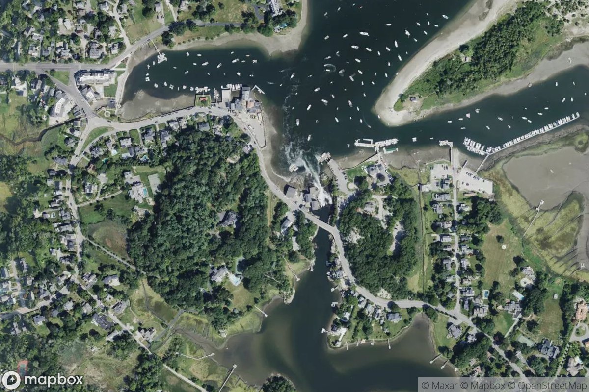 Satellite view of Mill River Marine