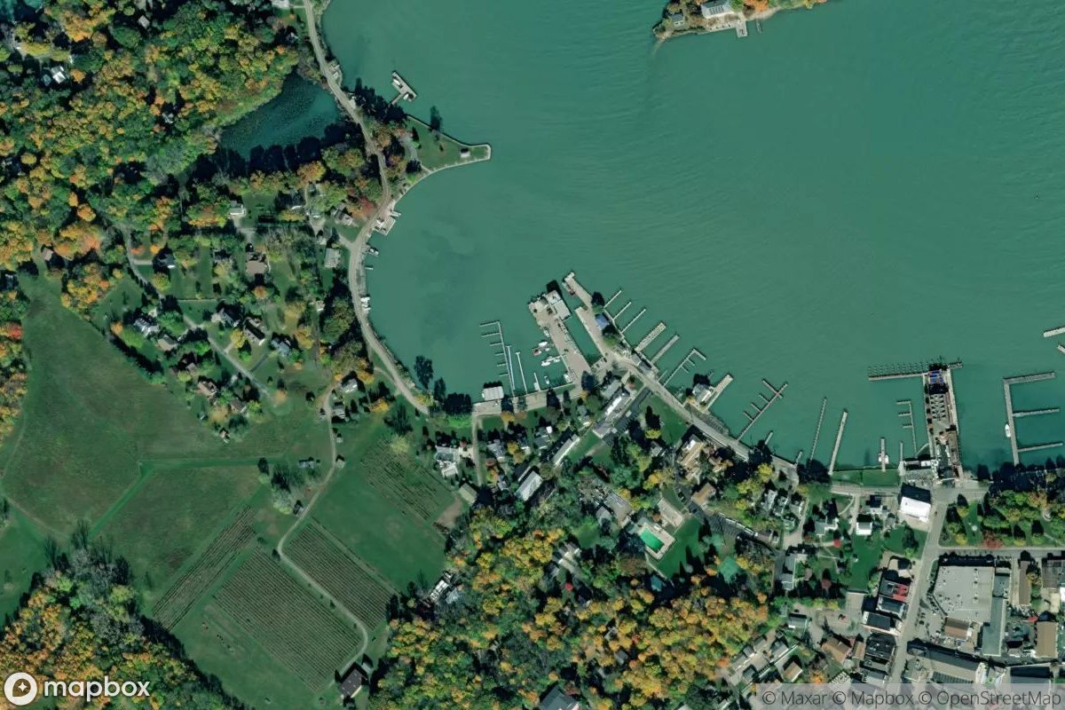 Satellite view of Millers Marina