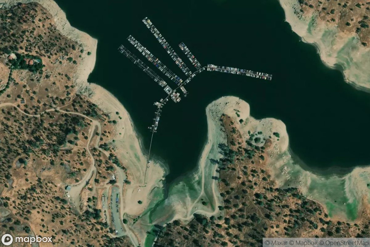 Satellite view of Millerton Marina