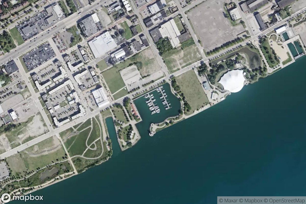 Satellite view of Milliken Harbor