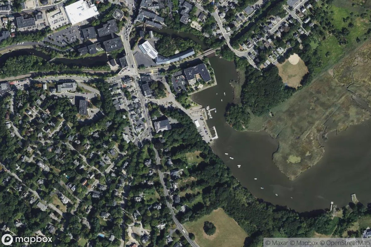 Satellite view of Milton Town Landing
