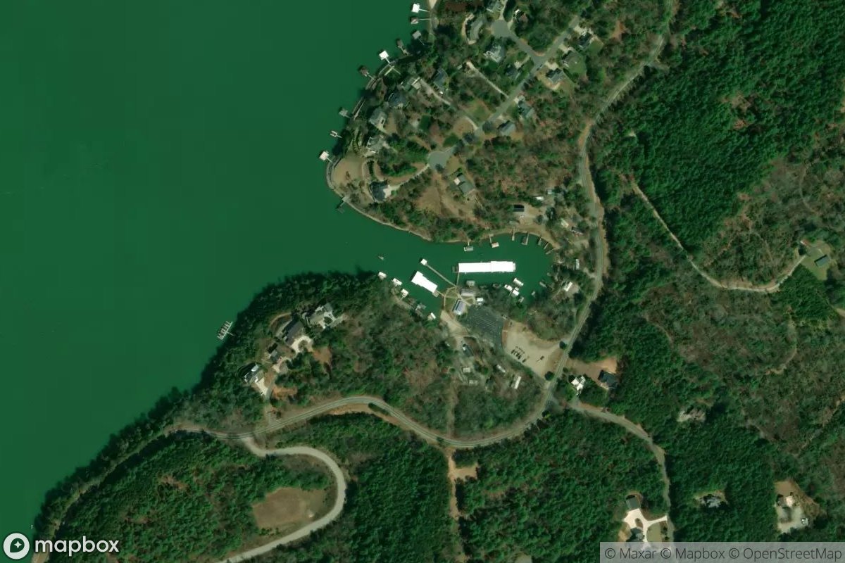 Satellite view of Mimosa Boat Landing