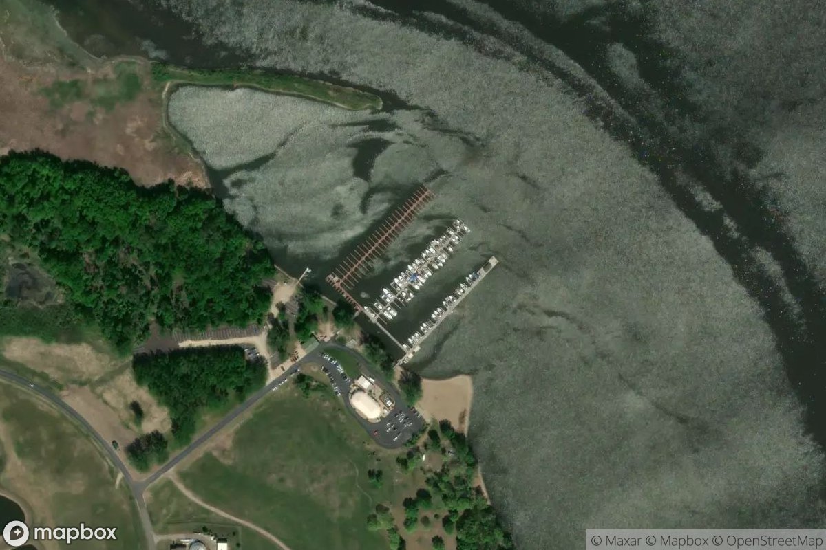 Satellite view of Minnesota Marina (Treasure Island Casino)