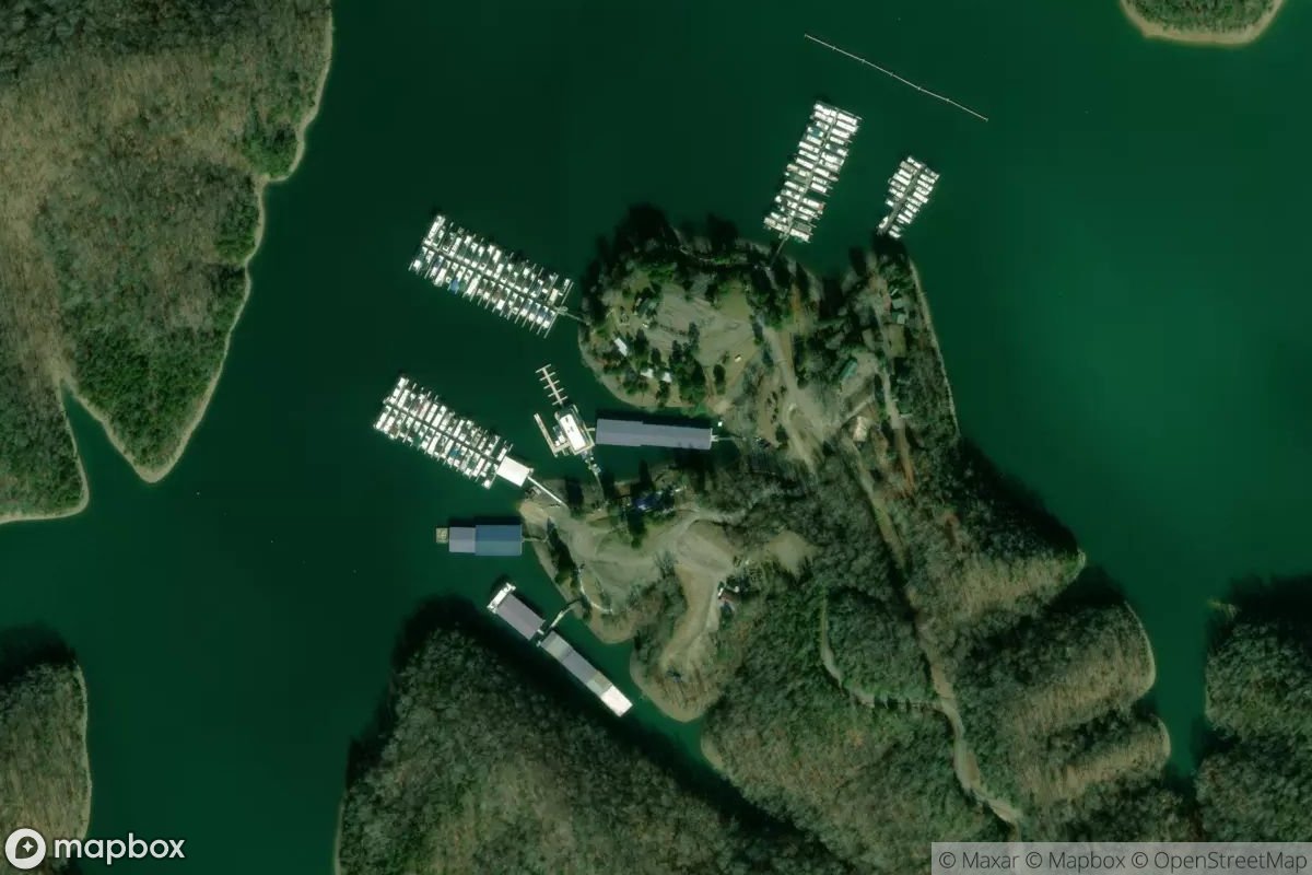 Satellite view of Mitchell Creek Marina