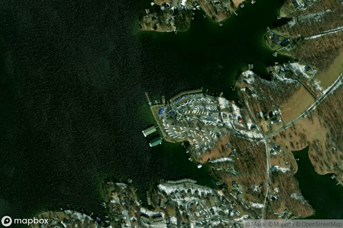 Satellite view of Mitchell's Point Marina