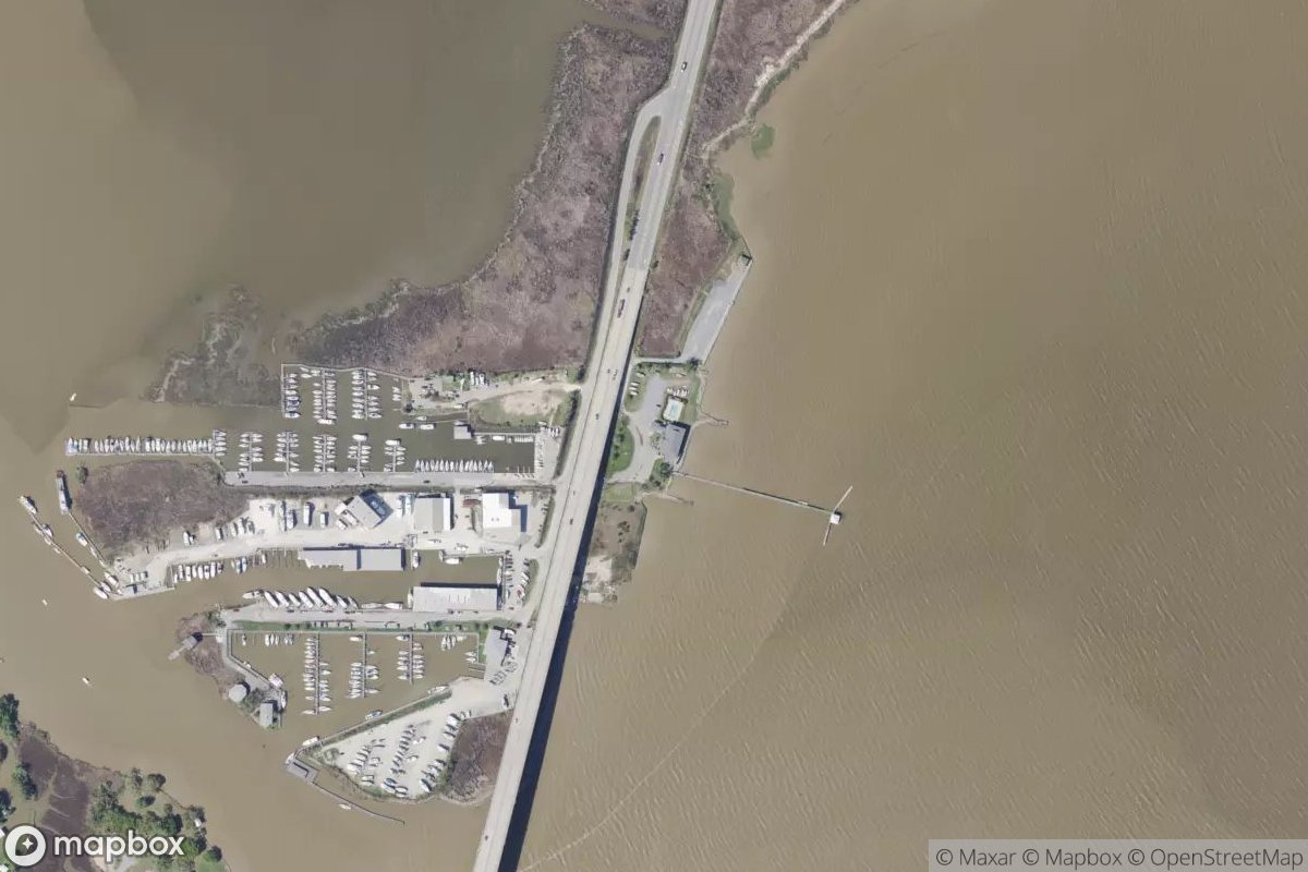 Satellite view of Mobile Yacht Club